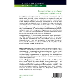 Consommateurs et pratiques de consommation au Maroc