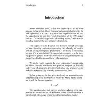 The ether of Albert Einstein