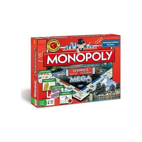Jeu de société Monopoly édition Mega Suisse
