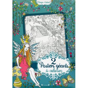 2 Posters Geants A Colorier Broche Anne Cresci Achat Livre Fnac