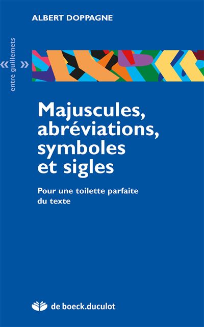 Majuscules, abreviations, symb
