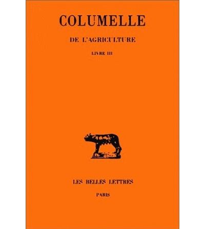 De l' Agriculture. Livre III