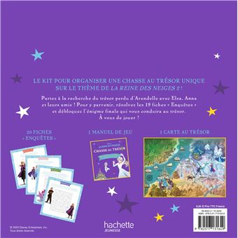 LA REINE DES NEIGES 2 - Pochette Les Ateliers - Chasse au trésor - Disney
