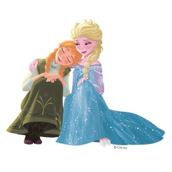 LA REINE DES NEIGES - Décors et Gommettes - 40 gommettes + 4 décors - Disney