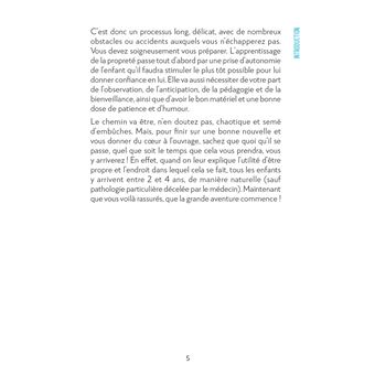 La propreté - Pour en finir avec les couches !
