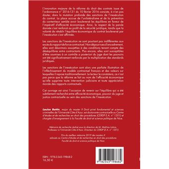 Les sanctions de l'inexécution après la réforme du droit des contrats