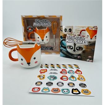 Mon atelier Mug Cake + stickers - Renard