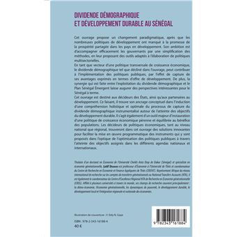Dividende démographique et développement durable au Sénégal Vol 2