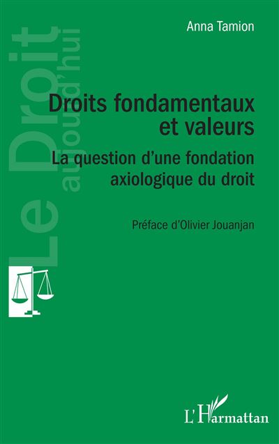 Droits fondamentaux et valeurs - Anna Tamion - broché