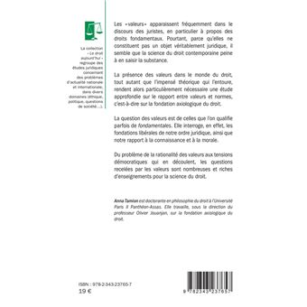 Droits fondamentaux et valeurs