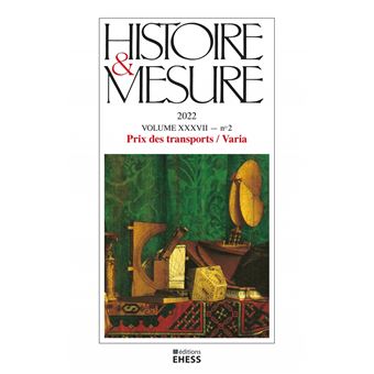 Histoire & Mesure n° 37/2 - Prix des transports