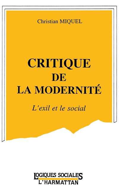 Critique de la modernite