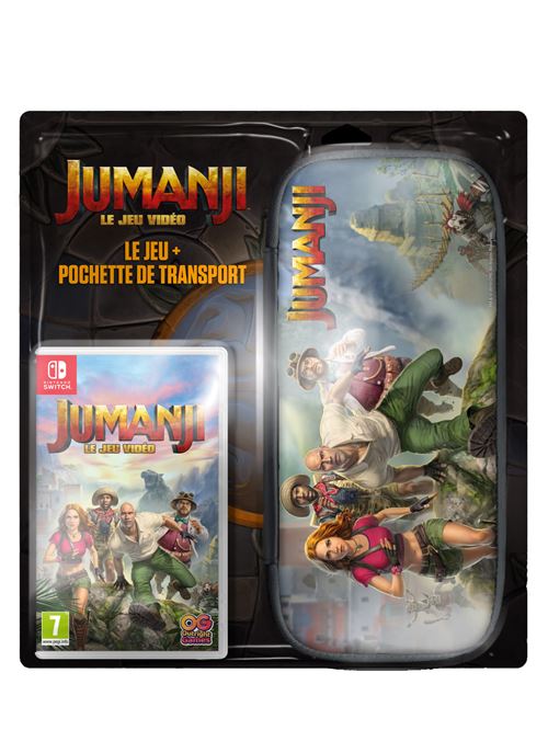 Jumanji The Video Game Nintendo Switch + Draagtas (Franse Versie)