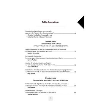 La résilience des villes portuaires européennes (Tome 1)