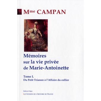 Mémoires sur la vie privée de Marie-Antoinette - 1
