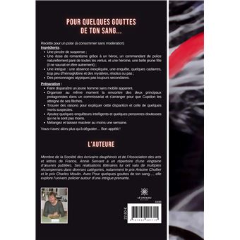 Pour quelques gouttes de ton sang...