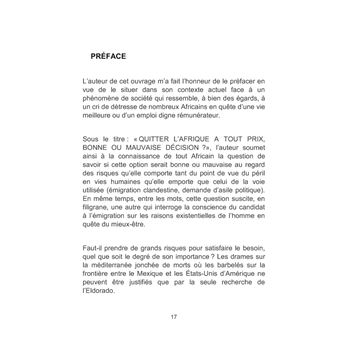 Quitter l'afrique a tout prix