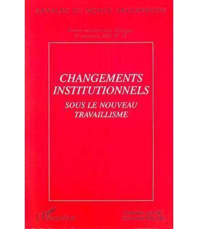 Changements institutionnels sous le nouveau travaillisme