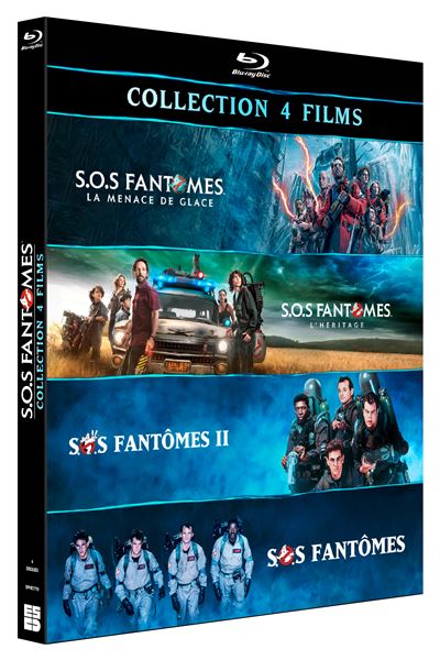 S.O.S Fantômes Coffret Collection 4 Films Blu-ray