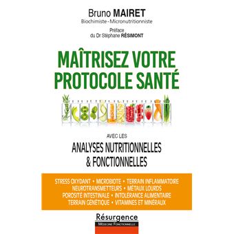 Maîtrisez votre protocole santé avec les analyses nutritionnelles & fonctionnelles