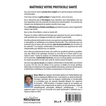 Maîtrisez votre protocole santé avec les analyses nutritionnelles & fonctionnelles