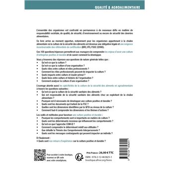 Pour une culture d'entreprise positive et durable
