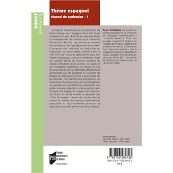 Thème espagnol