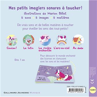 Ma licorne enchantée à toucher