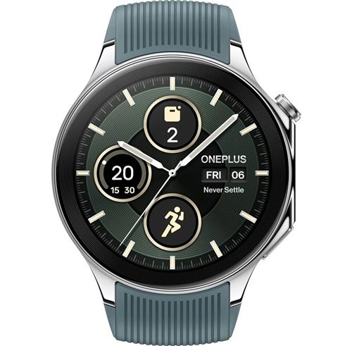 Montre connectée OnePlus Watch 2 47 mm Radiant Steel