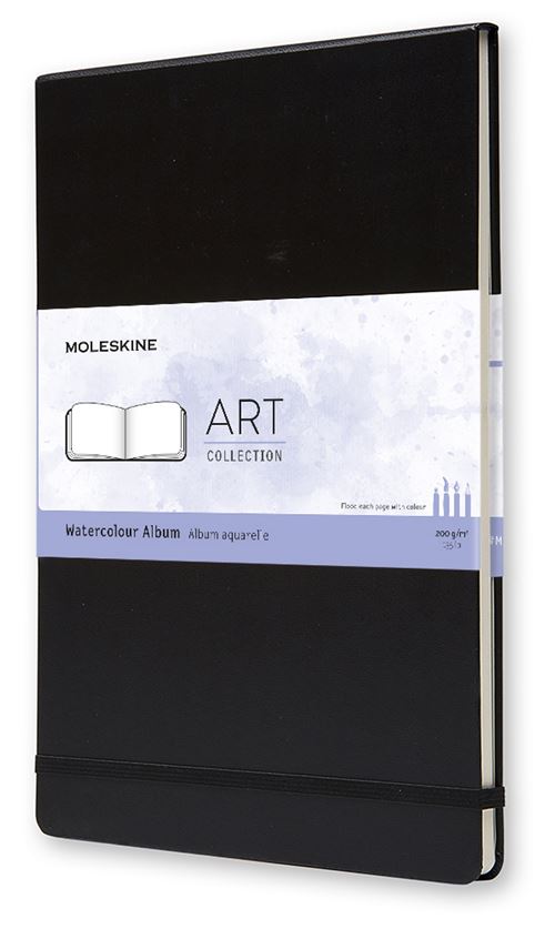 Mlsk Album Aquarelle A4 Moleskine Art Noir