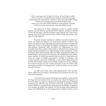 Robin des Bois, le Prince des voleurs (texte intégral)