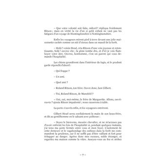 Robin des Bois, le Prince des voleurs (texte intégral)