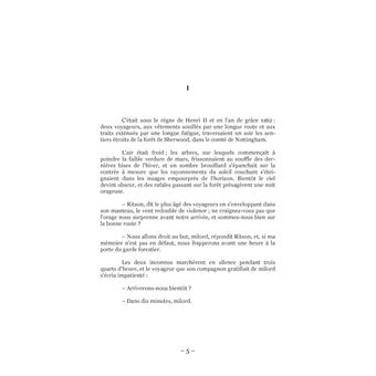 Robin des Bois, le Prince des voleurs (texte intégral)