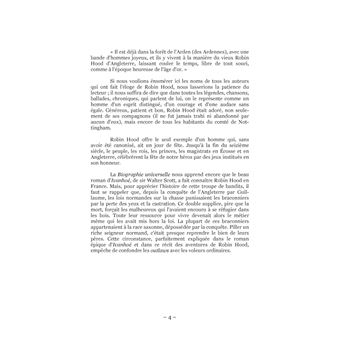 Robin des Bois, le Prince des voleurs (texte intégral)