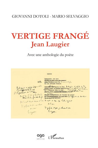 Vertige frange jean laugier avec une anthologie du poete