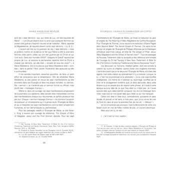 Marie Madeleine révélée