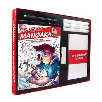 Kit de l'apprenti mangaka - Un manga à créer soi-même (coffret)