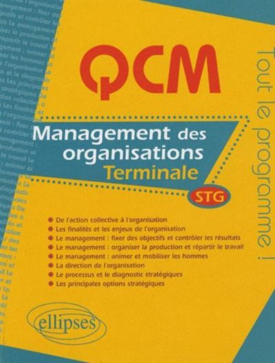 Management des organisations - Terminale STG - Catherine Viard-Gaudin - broché