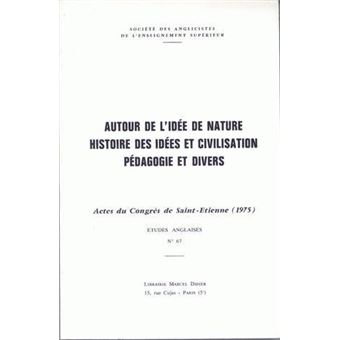 Autour de l'idée de nature