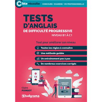 Tests d'anglais de difficulté progressive