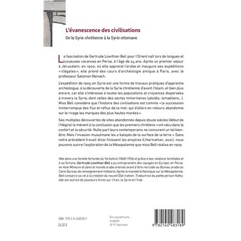 L'évanescence des civilisations