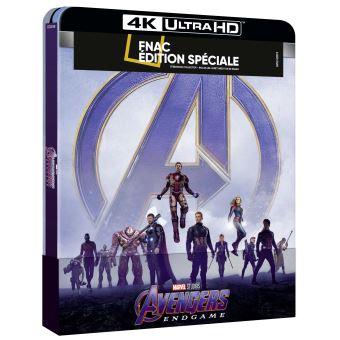 Avengers Endgame Steelbook Edition Spéciale Fnac Blu Ray 4k Ultra Hd