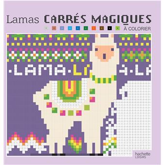 Carrés mystères Pixel Lamas
