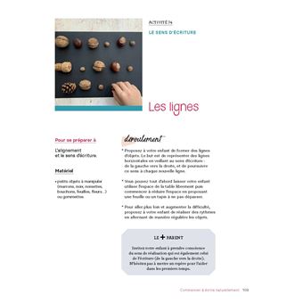 Mon enfant se prépare à écrire - 150 activités de manipulation et d'écriture - 1 à 6 ans