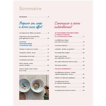 Mon enfant se prépare à écrire - 150 activités de manipulation et d'écriture - 1 à 6 ans