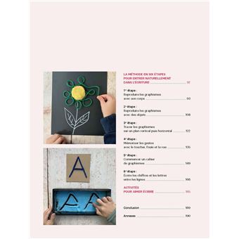 Mon enfant se prépare à écrire - 150 activités de manipulation et d'écriture - 1 à 6 ans