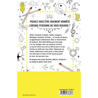 Burn after writing (Tattoo) - L'édition française officielle