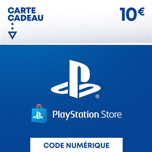 Code de téléchargement Playstation Store Fonds pour Porte-Monnaie virtuel 10€