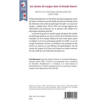 Les jeunes de Langon dans la Grande Guerre