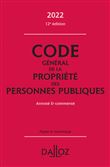 Code général de la propriété des personnes publiques 2022 12ed - Annoté et commenté